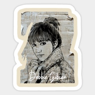 Debbie Gibson 80s Vintage Old Poster Sticker